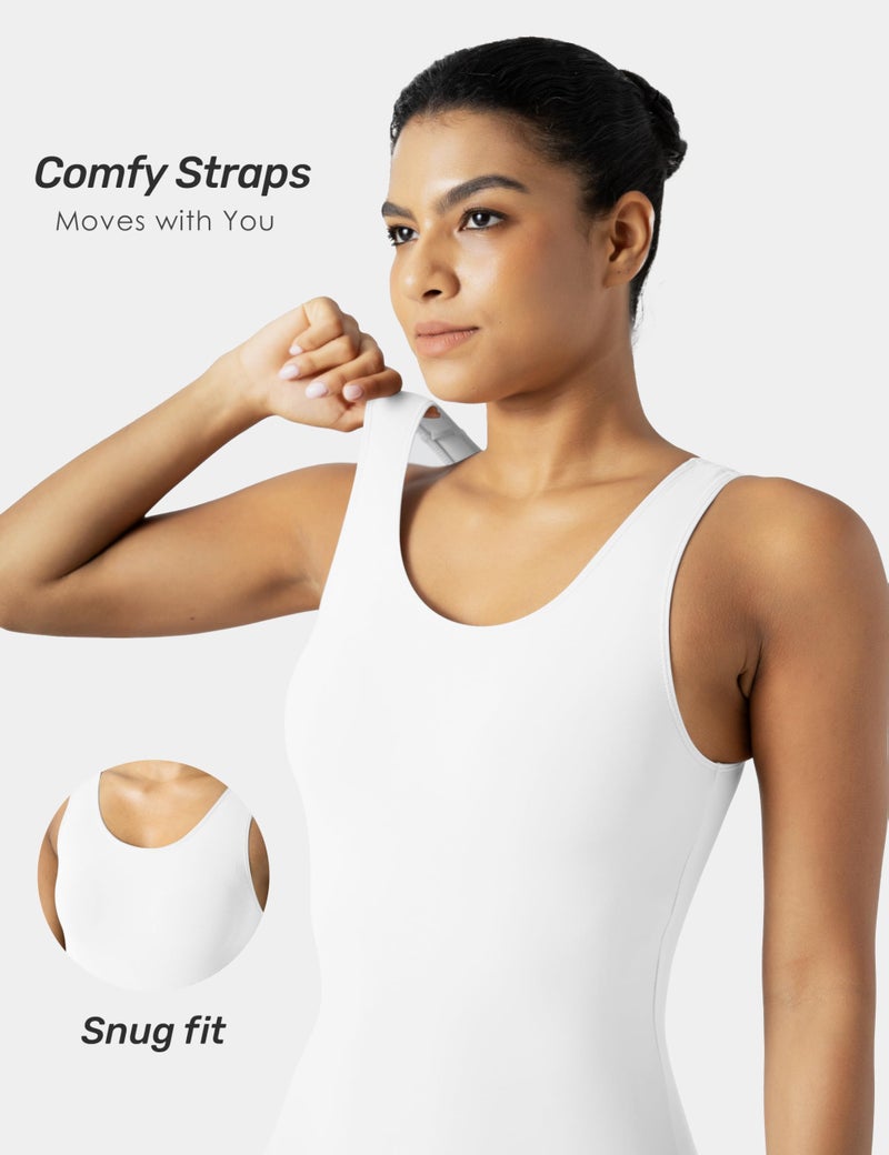 Speerise Women Rompers Jumpsuits Leotards Bodysuit One Piece Tank Top Outfit â€“ Tummy Control Workout Jumpers Body Suits Sleeveless activewear jumpsuit with light compressionâ€”ideal for performance and layering - Image 4